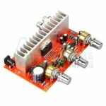 DX-7377 Digital Power Audio Stereo Amplifier Module, 12Vdc, 80W