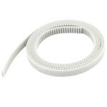 Gt2 Open Belt 6mm Wide 1 Meter, PU with Steel Core, White - Image 3