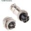 GX16 Metal Panel Connector, 4 Poles