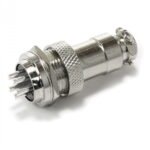 GX12-6 Pole Metal Male Female Panel Connector - Image 2