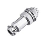 GX16 Metal Panel Connector, 7 Poles - Image 2