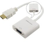 HDMI To VGA Adapter Converter Cable With Audio Out - Image 3
