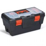 Empty Black Tools Box 16" with Hang (DY-16B)