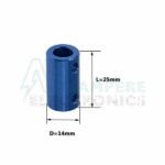 6.35x6.35mm Aluminum Rigid Coupling | Anodized Blue - Image 4