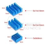 Raspberry Pi4 Aluminum Heatsink Kit (3PCS) - Image 3