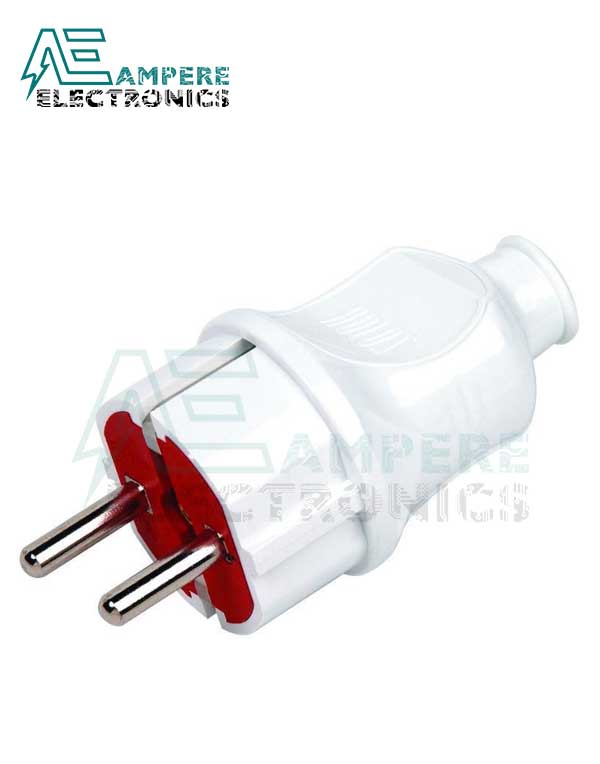 2pin Male Electrical Plug Connector 16A - 220V