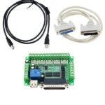 5 Axis CNC Breakout Board Interface Mach3 With USB and DB25 Serial Cable - Image 3