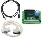 5 Axis CNC Breakout Board Interface Mach3 With USB and DB25 Serial Cable - Image 4