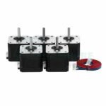 5Pcs 17HS4401S Nema17 Stepper Motor - 38mm With Cables - Image 2