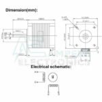 5Pcs 17HS4401S Nema17 Stepper Motor - 38mm With Cables - Image 5