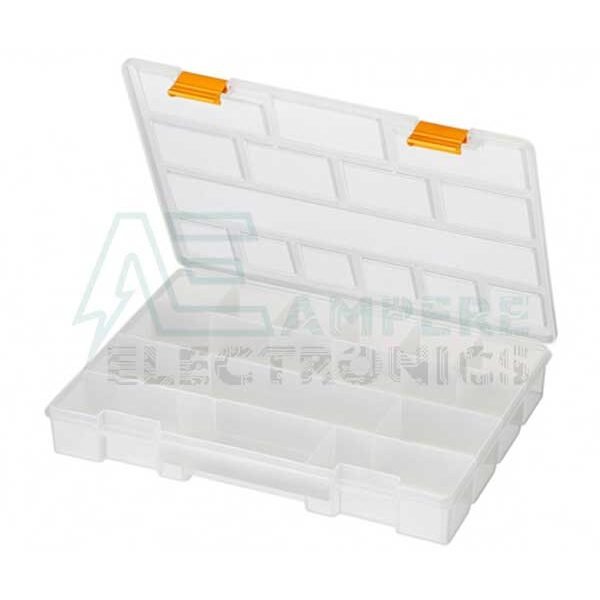 Mano S-ORG-11 Small Parts Organizer Box - 276x203x42mm | Flux Electronix
