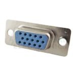 Female DB15 VGA Connector Solder Type