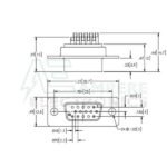 Female DB15 VGA Connector Solder Type - Image 4