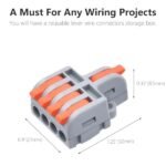 1 in 4 out WAGO DF-14 Universal Compact Wire Wiring Connector - Image 2