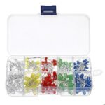 100Pcs Mixed Color 5mm LED Pack With Storage Box - Image 2
