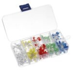 100Pcs Mixed Color 5mm LED Pack With Storage Box