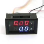 100Vdc 10A Voltmeter Ammeter Panel - Image 3