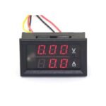 100Vdc 10A Voltmeter Ammeter Panel - Image 2