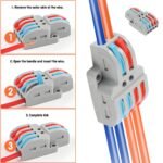 2 in 4 out WAGO LT-422 Universal Compact Wire Wiring Connector - Image 6