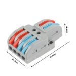 2 in 4 out WAGO LT-422 Universal Compact Wire Wiring Connector - Image 3
