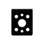 25GA370 Geared Motor Holder Bracket Right Angle - Image 3