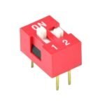 2Way DIP Switch, SPST, 2.54mm Pitch