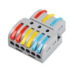 3 in 6 out WAGO SPL-63 Universal Compact Wire Wiring Connector