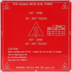 3D Printer MK2B PCB HeatBed 214x214mm - Dual Supply