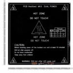 3D Printer MK3 Aluminum HeatBed 214x214x3mm - Dual Supply - Image 3