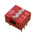 3Way DIP Switch, SPST, 2.54mm Pitch - Image 4