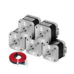 5Pcs 17HS8401S Nema17 Stepper Motor - 48mm With Cables