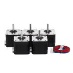 5Pcs 17HS8401S Nema17 Stepper Motor - 48mm With Cables - Image 2