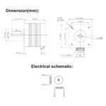 5Pcs 17HS8401S Nema17 Stepper Motor - 48mm With Cables - Image 5