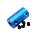 5x5mm Aluminum Rigid Coupling | Anodized Blue - Image 2