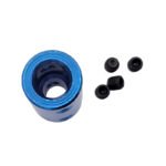 5x5mm Aluminum Rigid Coupling | Anodized Blue - Image 3