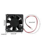 6020 Brushless DC Fan, 24Vdc, 60x60x20mm - Image 4