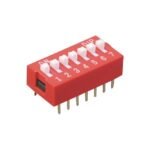 7Way DIP Switch, SPST, 2.54mm Pitch