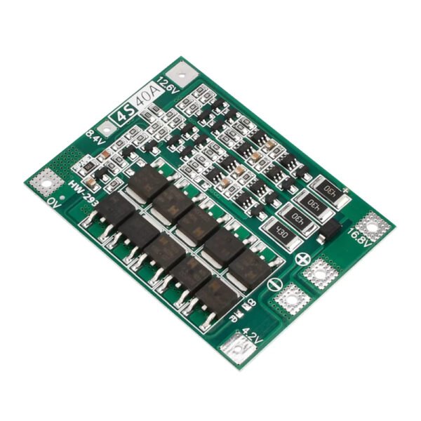 BMS 4S 40A, 14.8v Li-Ion Battery Protection Board