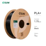 eSUN Black PLA+ Filament, 1.75mm, 1kg/Roll - Image 2