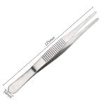 Blunt Tip Stainless Steel Tweezers - Image 4