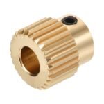 Brass Extruder Gear 40 teeth With M3 Screw - Image 3