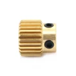 Brass Extruder Gear 40 teeth With M3 Screw - Image 4