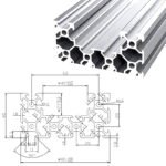 C-Beam Aluminum Linear Rail Extrusion (1M - Black Anodized) - Image 4