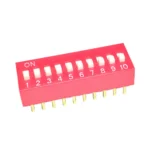 10Way DIP Switch, SPST, 2.54mm Pitch