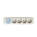 Elios PREMIO 4 Sockets Power Strip, 2 Meter Long Extension Cord - Image 3