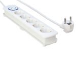 Elios PREMIO 5 Sockets Power Strip, 2 Meter Long Extension Cord - Image 2