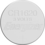 Energizer Coin Battery CR1620, 3Vdc