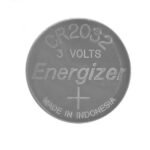 Energizer Coin Battery CR2032, 3Vdc
