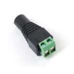Female DC Power Plug to 2-Pin Screw Terminal