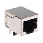 Female RJ45 Socket, 8pin on PCB - Metal